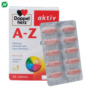 Doppelherz A-Z Depot (30 viên) – Thực Phẩm Bảo Vệ Sức Khỏe Thương Hiệu Doppelherz Bổ Sung Vitamin Và Khoáng Chất