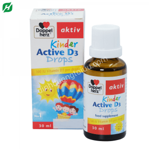 Doppelherz Kinder Active D3 Drop Syrup – Bổ sung Vitamin D3, giúp xương chắc khoẻ