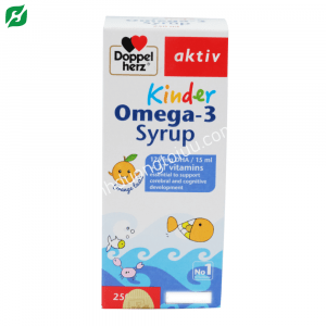 Doppelherz Aktiv Kinder Omega-3 Syrup – Giúp trẻ THÔNG MINH và phát triển toàn diện