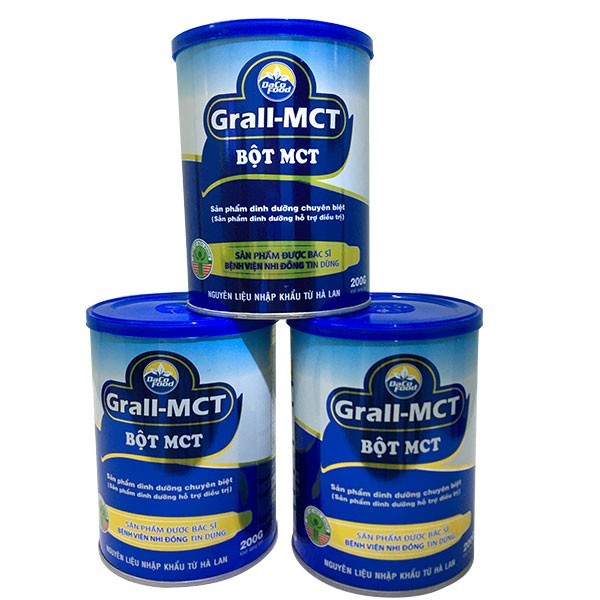 Bột Grall MCT - Sản phẩm dinh dưỡng hỗ trợ điều trị trẻ chậm tăng cân, suy dinh dưỡng 