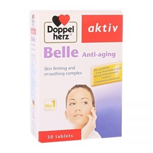 Viên Uống Đẹp Da Doppelherz Belle Anti aging (Hộp 30 viên) từ Đức