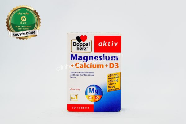 Magnesium – Calcium – D3 là sản phẩm bổ sung cả 3 yếu tố quan trọng hàng đầu, giúp cho cơ thể có một hệ cơ, xương khỏe mạnh, đó là Calci, Vitamin D3 và Magnesium