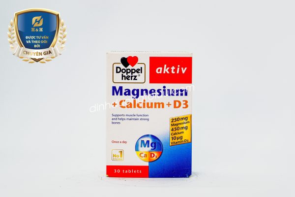 Magnesium – Calcium – D3 là sản phẩm bổ sung cả 3 yếu tố quan trọng hàng đầu, giúp cho cơ thể có một hệ cơ, xương khỏe mạnh, đó là Calci, Vitamin D3 và Magnesium