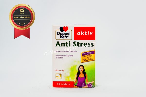 Doppelherz AKTIV ANTI STRESS - Sản phẩm hỗ trợ giảm tình trạng căng thẳng