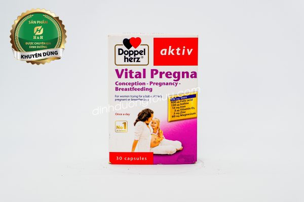 Viên uống Vital Pregna - Giải pháp dinh dưỡng tối ưu cho thai kỳ