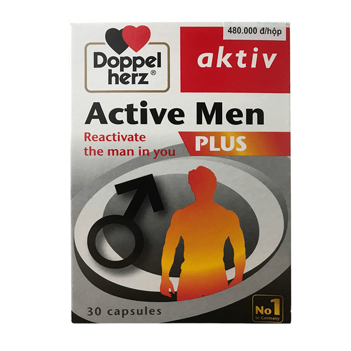 Thực phẩm chức năng Doppelherz Aktiv Active Men Plus - Tăng cường chức năng sinh lý nam
