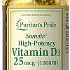 Puritan's Pride Vitamin D3 25 mcg