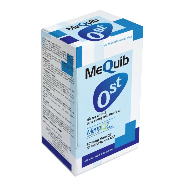 Sản phẩm viên uống MEQUIB OST – Bổ sung Calci cho trẻ còi xương, phòng ngừa loãng xương