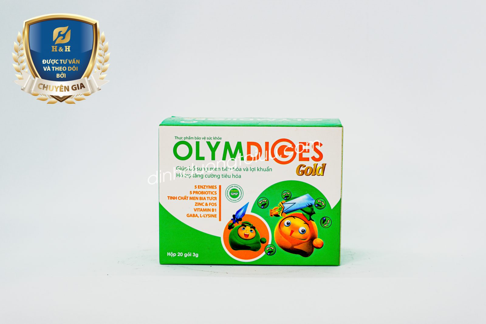Cốm Olymdiges Gold dành cho trẻ biếng ăn, trẻ suy dinh dưỡng do hệ tiêu hóa hấp thu kém