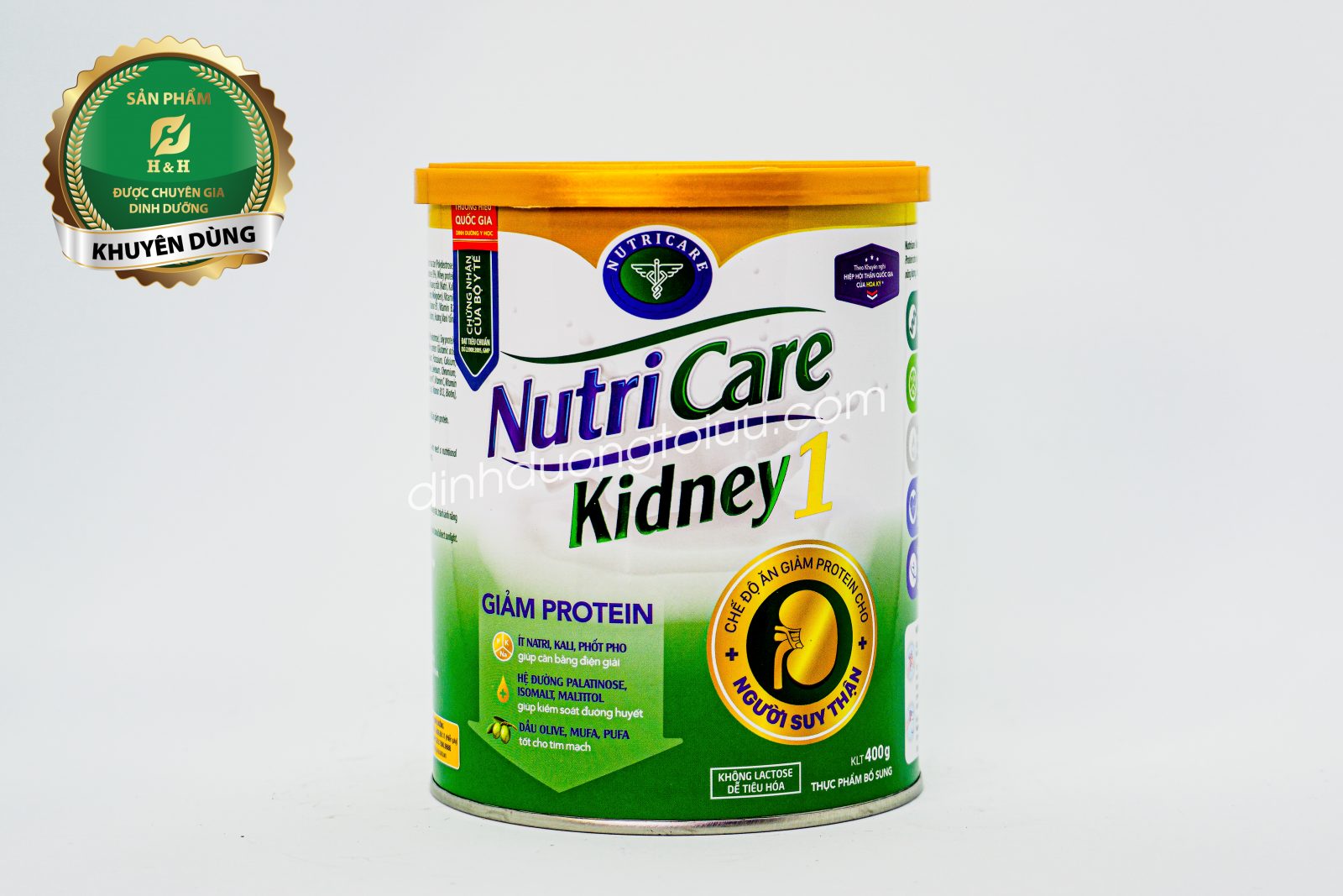 Sữa Nutricare Kidney 1 - Dinh dưỡng chuyên biệt cho bệnh nhân suy thận giai đoạn trước lọc