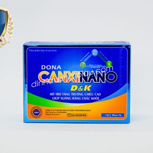 Thực phẩm chức năng CANXINANO D&K 3gx30 gói – Hỗ trợ TĂNG TRƯỞNG CHIỀU CAO, giúp XƯƠNG RĂNG CHẮC KHỎE