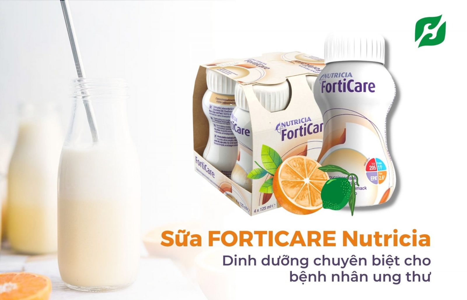 Sữa forticare có công dụng gì? Sữa dành cho bệnh nhân ung thư