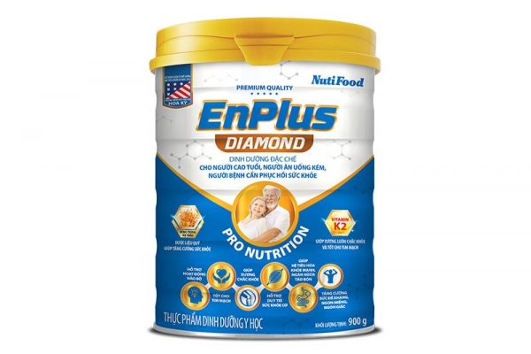 Sữa ENPLUS DIAMOND Nutifood (900g) - Dinh dưỡng đặc chế cho người cao tuổi PHỤC HỒI SỨC KHỎE