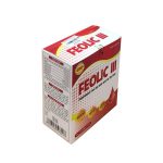 FEOLIC III 150 mg – Thực phẩm chức năng BỔ SUNG SẮT VÀ VITAMIN NHÓM B cho NGƯỜI THIẾU MÁU THIẾU SẮT