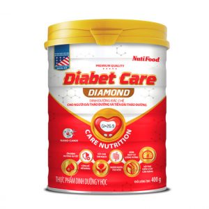 Sữa DIABET CARE DIAMOND (400g) – Sản phẩm dinh dưỡng dành cho bệnh nhân ĐÁI THÁO ĐƯỜNG
