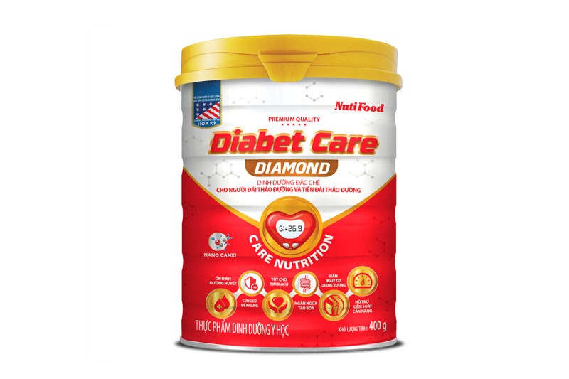 Sữa Diabet care diamond 400g - Dinh dưỡng đặc chế cho người Đái tháo đường