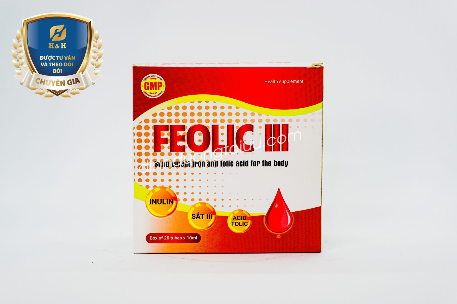 Feolic III- Bổ sung Sắt và Vitamin nhóm B cho người thiếu máu thiếu Sắt
