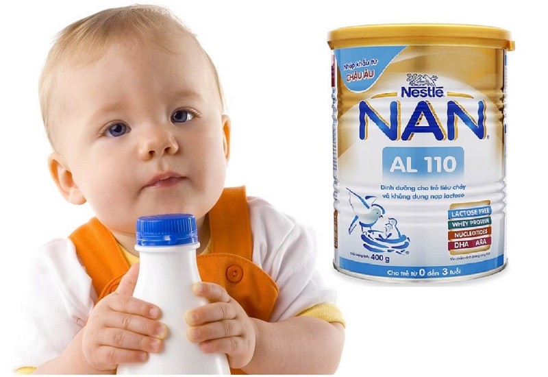 Sữa NAN AL 110 từ Nestle Thụy Sĩ Hương Vanilla (400g) – Dinh dưỡng dành cho TRẺ TIÊU CHẢY và BẤT DUNG NẠP ĐƯỜNG LACTOSE