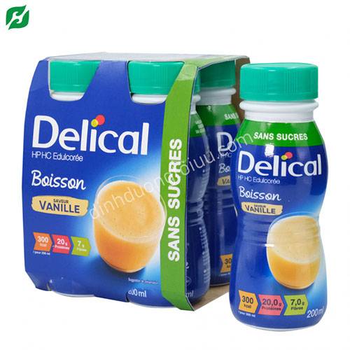 Sữa DELICAL Pháp 200ml – Giải pháp dinh dưỡng tối ưu dành cho Bệnh nhân UNG THƯ, Bệnh nhân SUY DINH DƯỠNG
