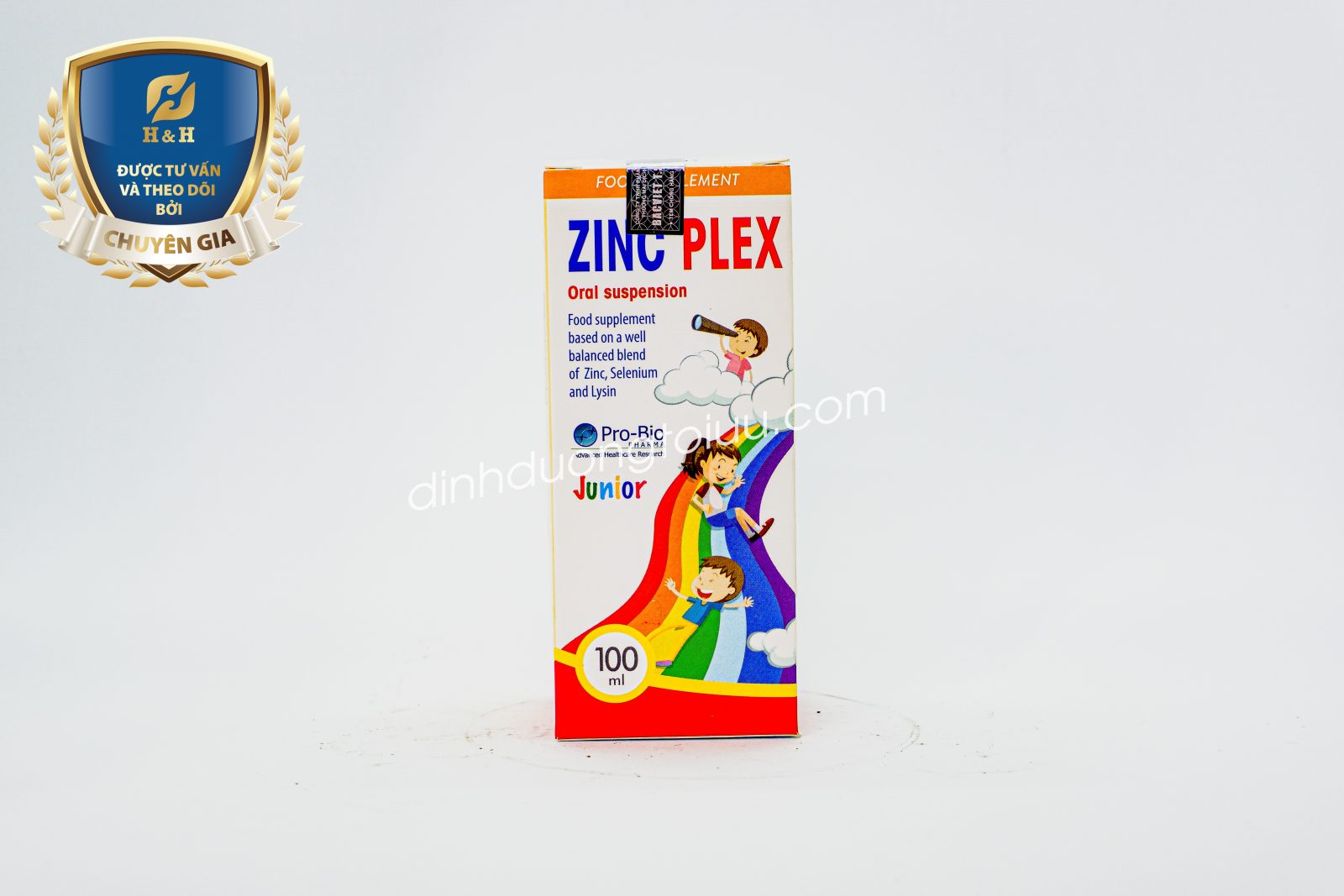 Thực phẩm bảo vệ sức khỏe ZinC Plex - Sản phẩm giúp bổ sung Kẽm, Lysin, Selen và dưỡng chất có lợi cho cơ thể giúp trẻ tăng sức đề kháng, kích thích tiêu hóa