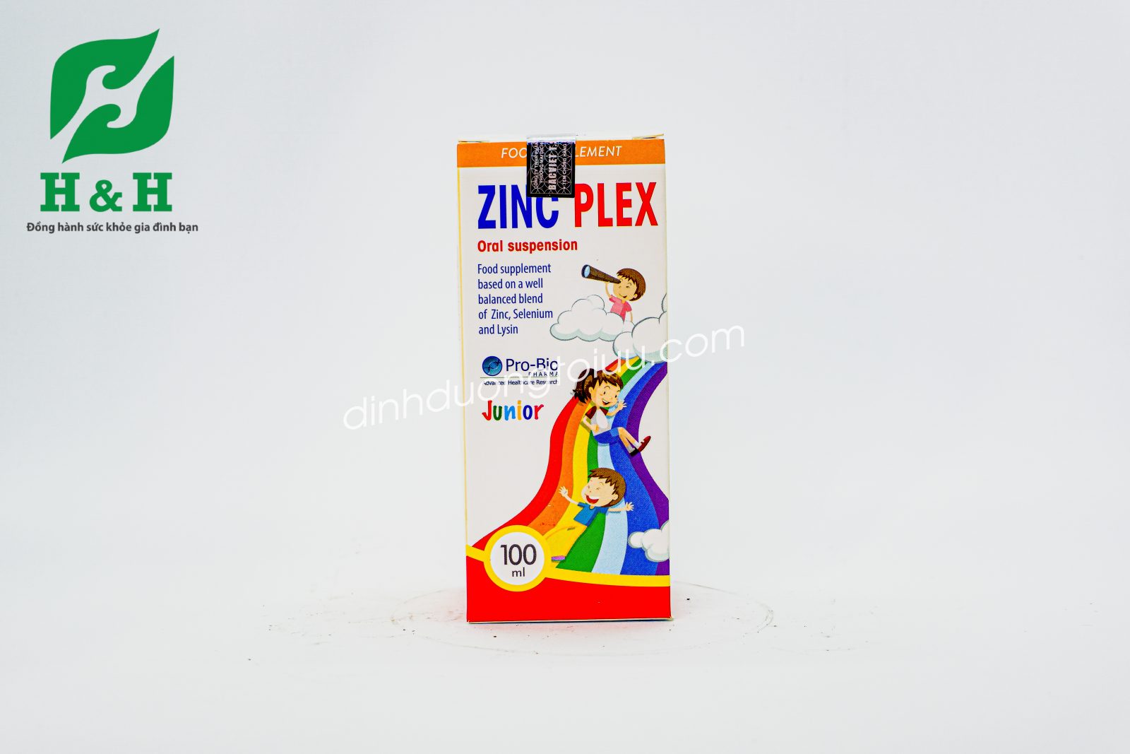 Thực phẩm bảo vệ sức khỏe ZinC Plex - Sản phẩm giúp bổ sung Kẽm, Lysin, Selen và dưỡng chất có lợi cho cơ thể giúp trẻ tăng sức đề kháng, kích thích tiêu hóa