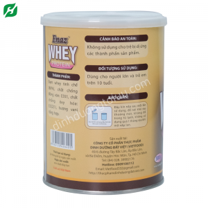 Bột Enaz Whey Protein (Hộp 300g) – Bột bổ sung chất đạm cho người suy kiệt, ăn uống kém