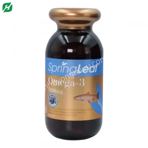 Viên uống dầu cá Spring Leaf Omega-3 1000mg chứa DHA và EPA – Tăng cường sáng mắt, hỗ trợ tim mạch não bộ