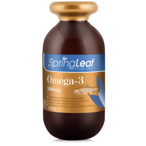 Spring Leaf Omega-3 1000mg – Viên uống tăng cường chức năng của mắt, não bộ và tim mạch