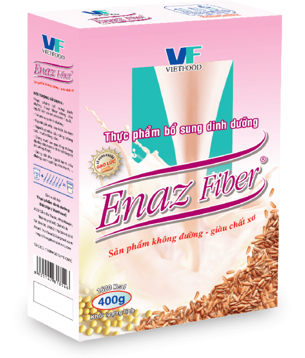  Enaz Fiber là sản phẩm không đường, đặc biệt sử dụng nguồn nguyên liệu từ gạo Lức – giàu chất xơ hòa tan giúp ổn định đường huyết.