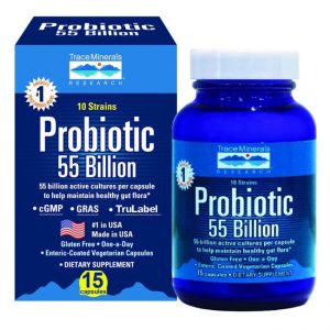 Probiotic 55 Billion Trace Mineral – Viên uống bổ sung lợi khuẩn, tăng cường sức khỏe cho hệ tiêu hóa
