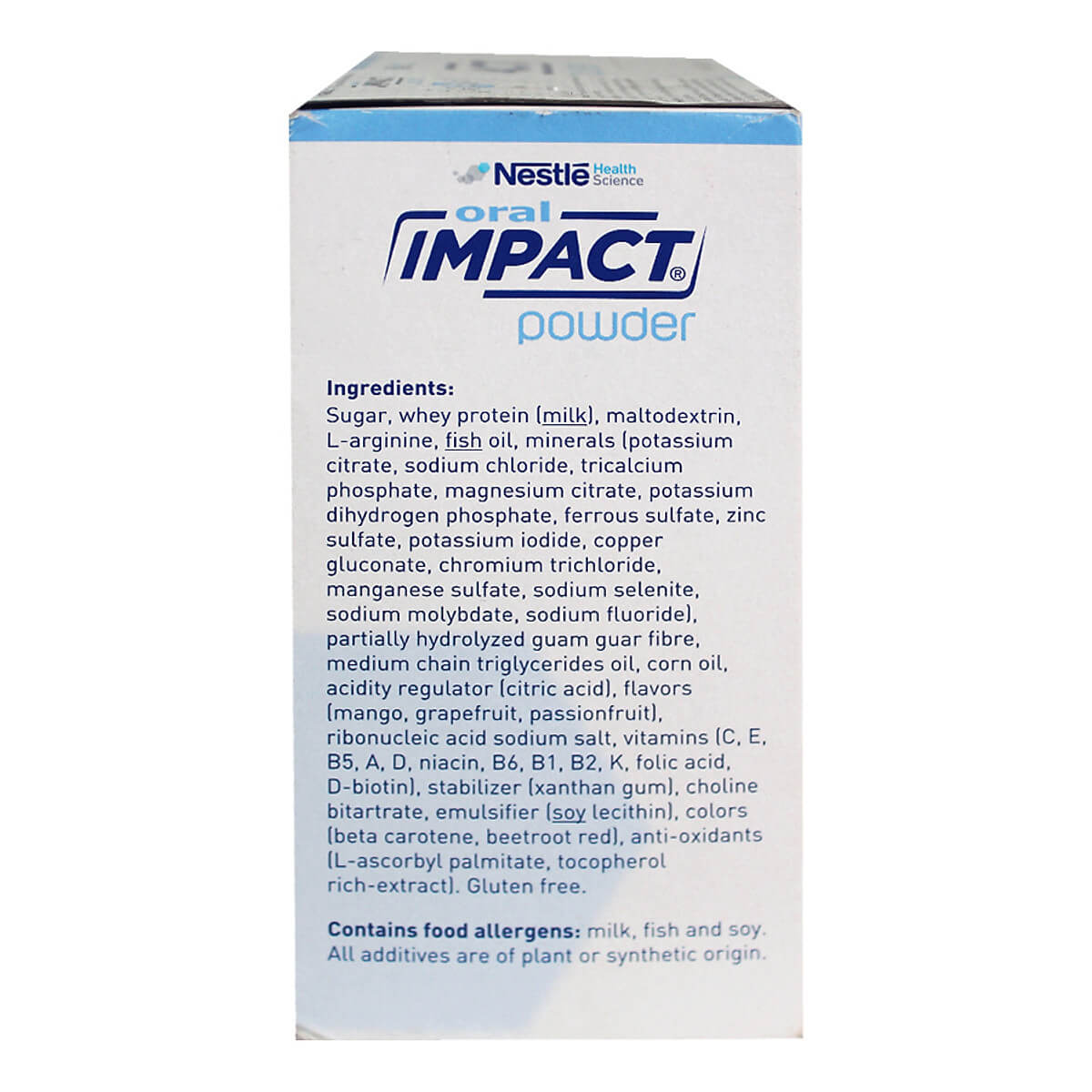 Các thành phần quan trọng có trong Oral Impact Powder