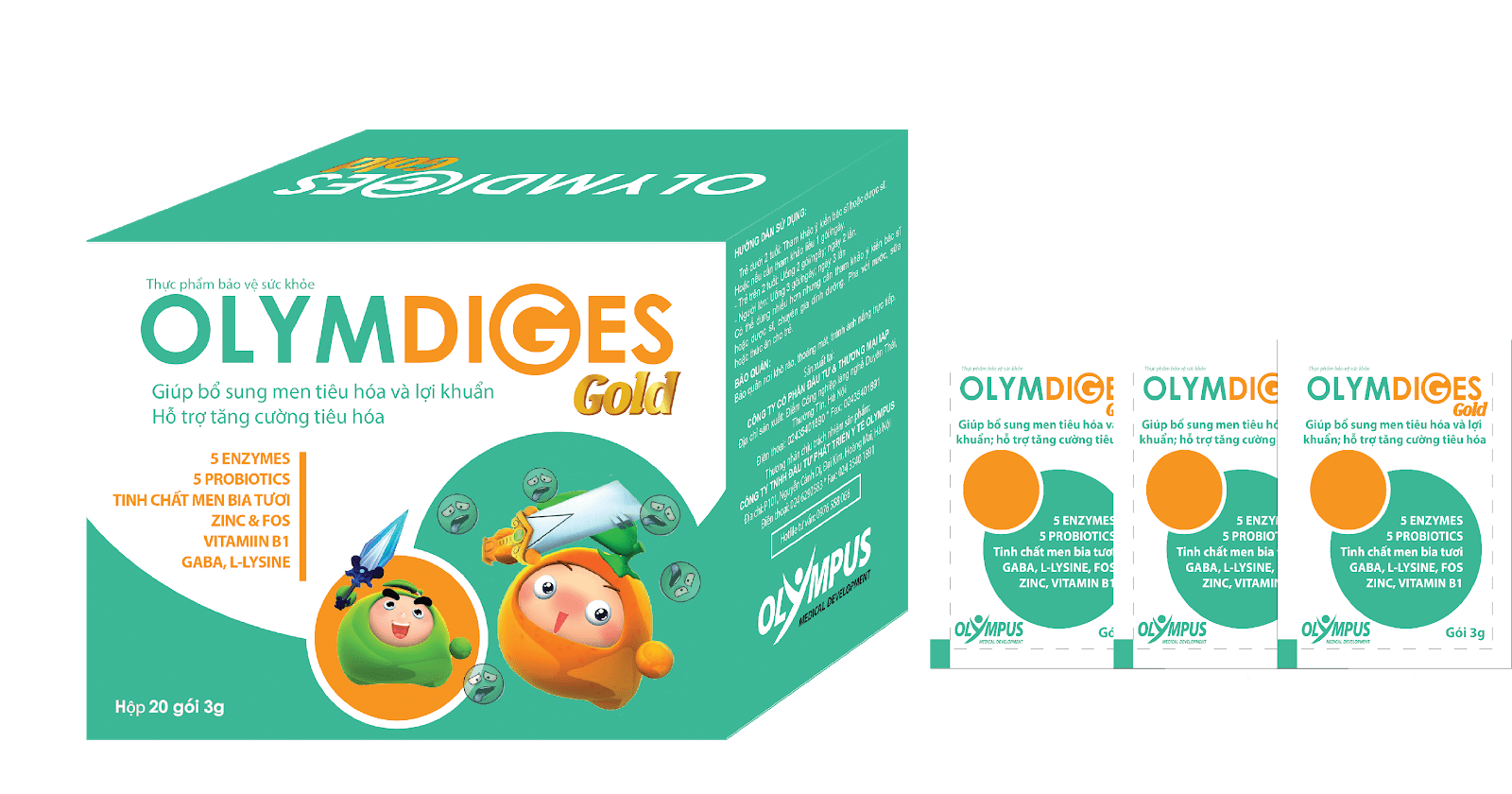 Cốm Olymdiges là sản phẩm hỗ trợ tăng cường tiêu hóa dành cho trẻ
