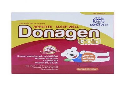 Donagen Gold hộp 20 gói là lựa chọn tối ưu, giải pháp hữu hiệu cho trẻ biếng ăn