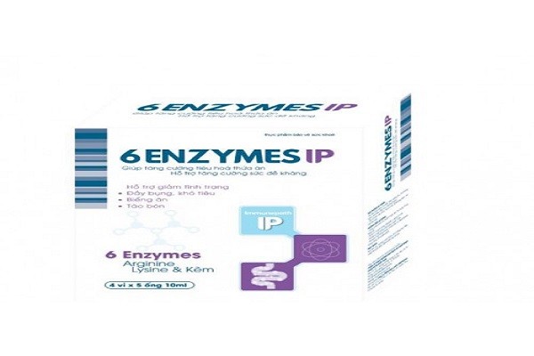 Men Tiêu Hóa 6 Enzymes 6IP –hỗ trợ hệ tiêu hóa, cải thiện sức khỏe