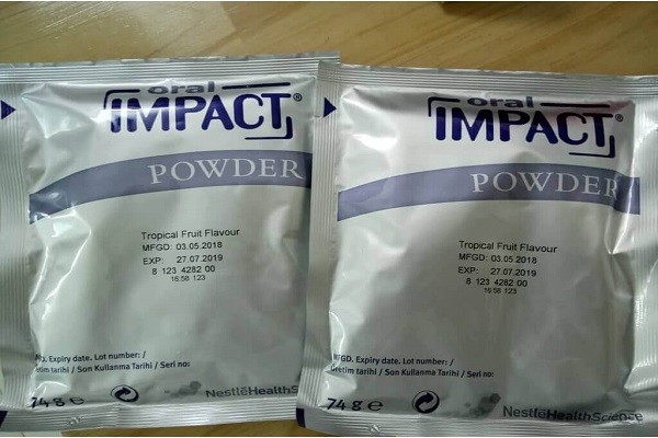 Sản phẩm sữa Oral Impact powder dạng gói tiện lợi