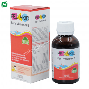 PEDIAKID Fer + Vitamines B – Bổ sung lượng sắt và các vitamin nhóm B cho trẻ em