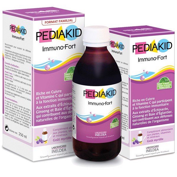 Pediakid Immuno-Fort 125ml tăng sức đề kháng cho bé