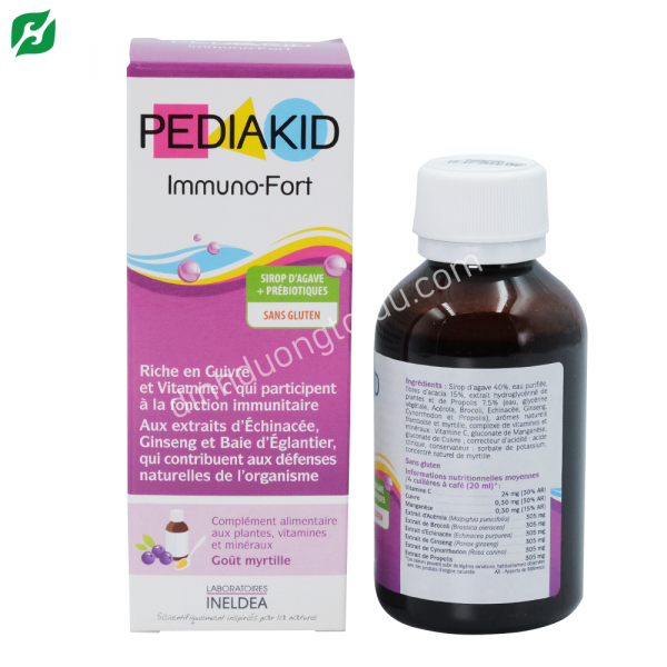 Pediakid Immuno-Fort 125ml tăng sức đề kháng cho bé