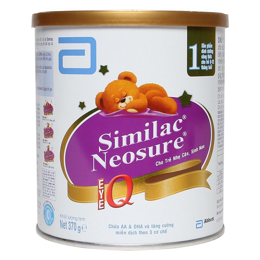 Sữa Similac Neosure – Dinh dưỡng cho trẻ sinh non, thiếu tháng, suy dinh dưỡng