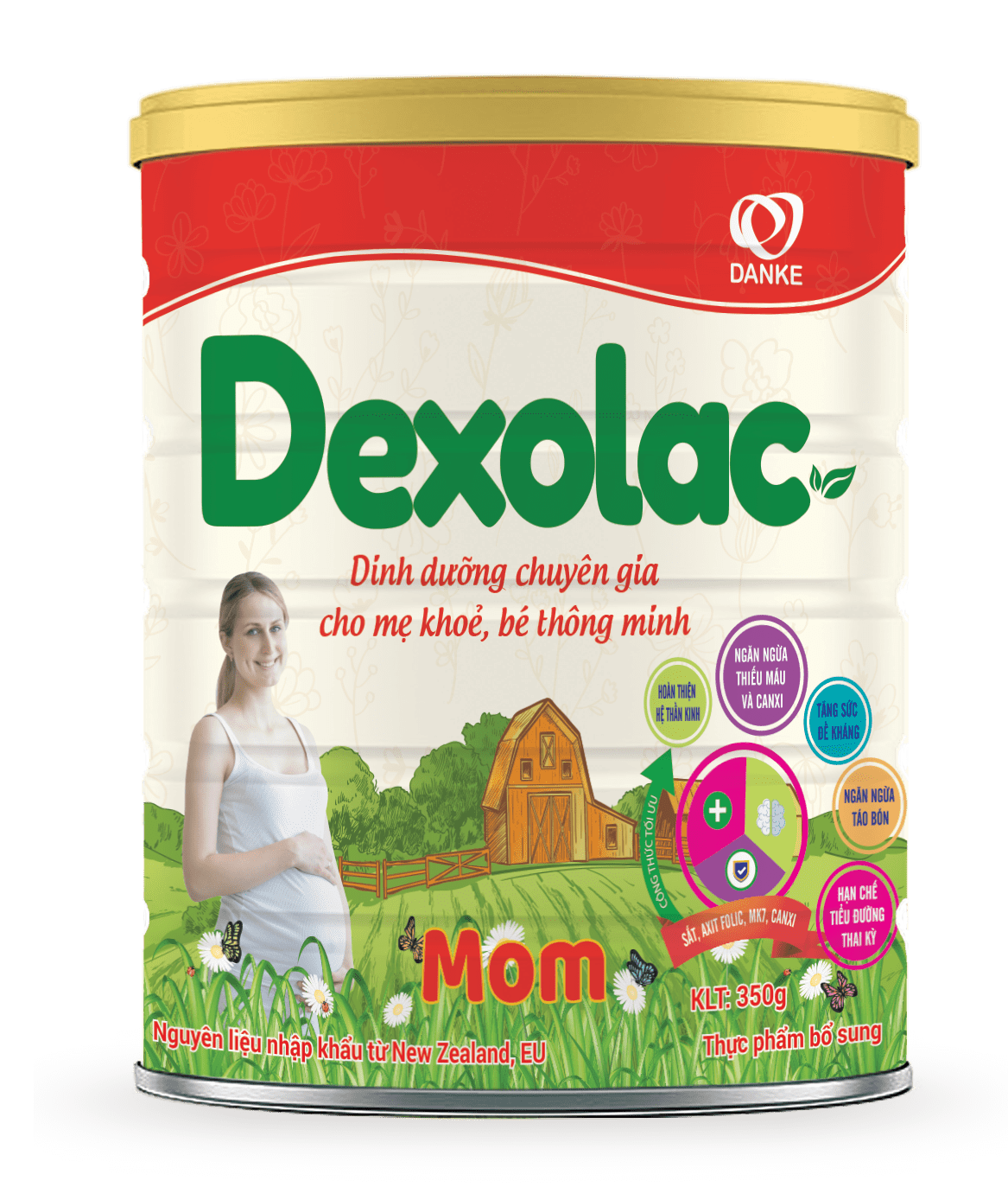 Sữa Dexolac Mom – Đồng hành cùng mẹ và bé trong giai đoạn thai kỳ