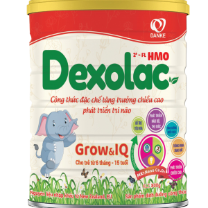 Sữa Dexolac Grow & IQ – Tối ưu chiều cao, trí não