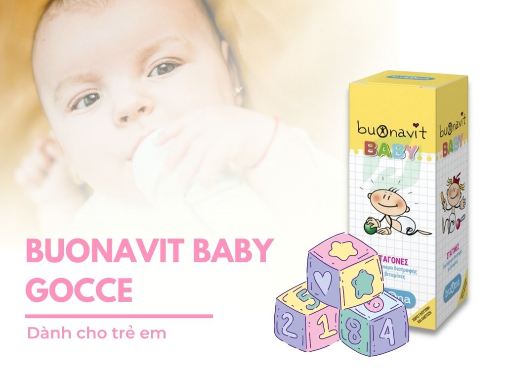 Sản phẩm Buonavit Baby Gocce 20ml cho trẻ em