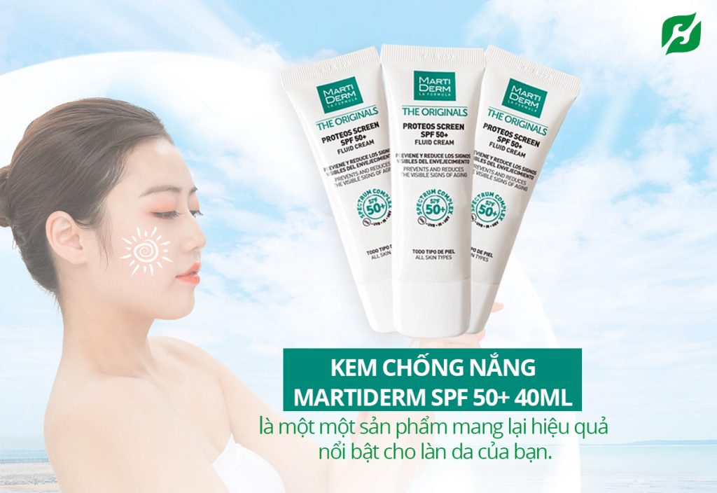  Kem chống nắng Martiderm SPF 50+ 40ml là một một sản phẩm mang lại hiệu quả nổi bật cho làn da của bạn