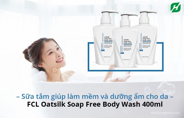 Sữa tắm giúp làm mềm da và dưỡng ẩm cho da FCL Oatsilk Soap Free Body Wash 400ml