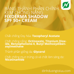 Kem Chống Nắng Fixderma Shadow SPF 50+ Cream – Ngăn ngừa da thâm sạm