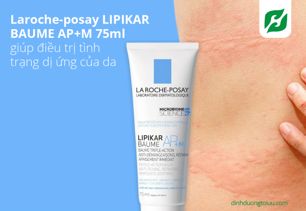 Laroche-posay LIPIKAR BAUME AP+M 75ml giúp điều trị tình trạng dị ứng của da