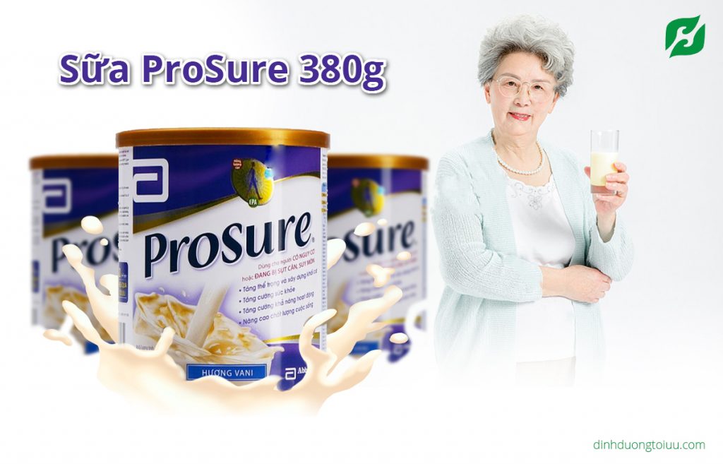 Sữa Prosure cung cấp nguồn năng lượng cao năng, giàu protein và chất béo