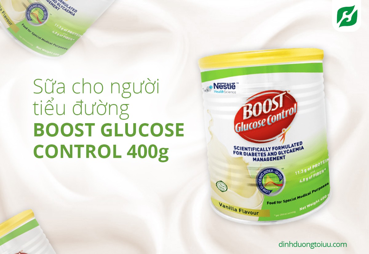 Sữa cho người tiểu đường BOOST GLUCOSE CONTROL 400g