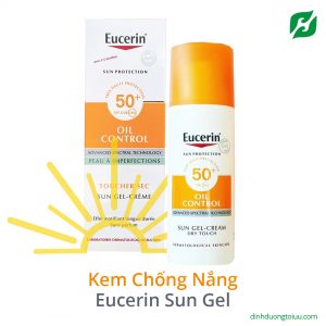 Kem chống nắng cho da nhờn mụn Eucerin Sun Dry Touch Oil Control SPF 50+ 50ml