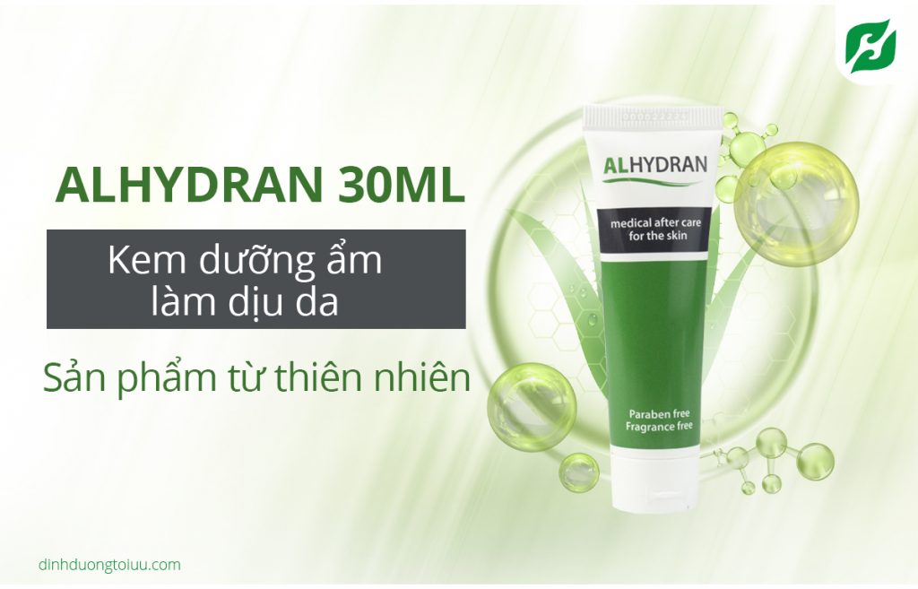 Kem dưỡng ẩm Alhydran 30ml - Sản phẩm từ thiên nhiên làm dịu da